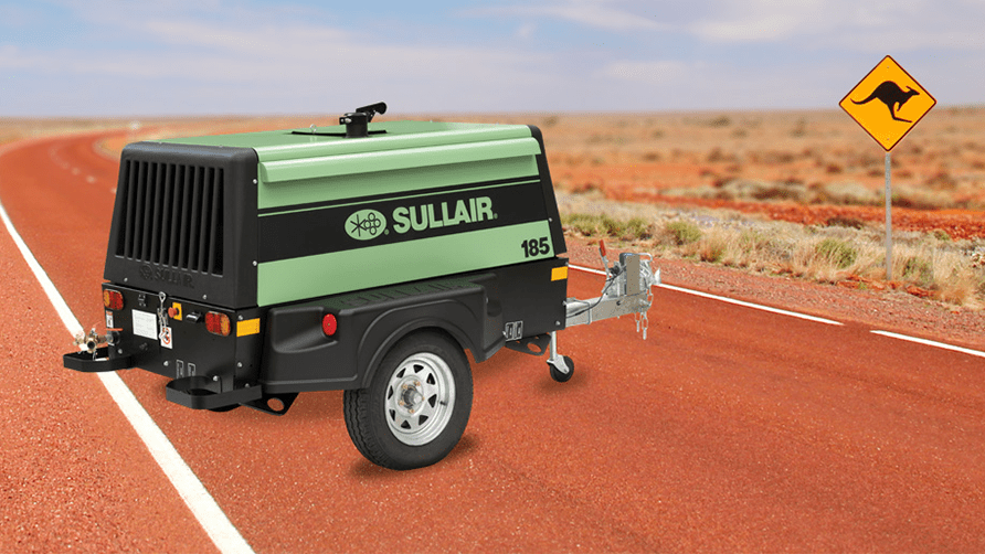 The new Sullair 185A portable compressor is here